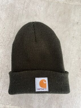 Carhartt Infant/ Youth Camo Green Beanie Hat